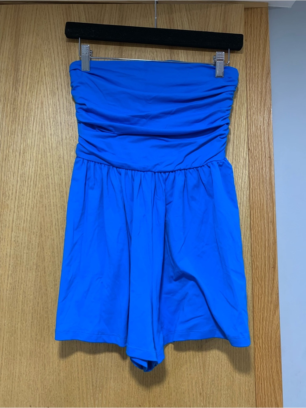 Susana Monaco Blue Strapless Romper - Size XS